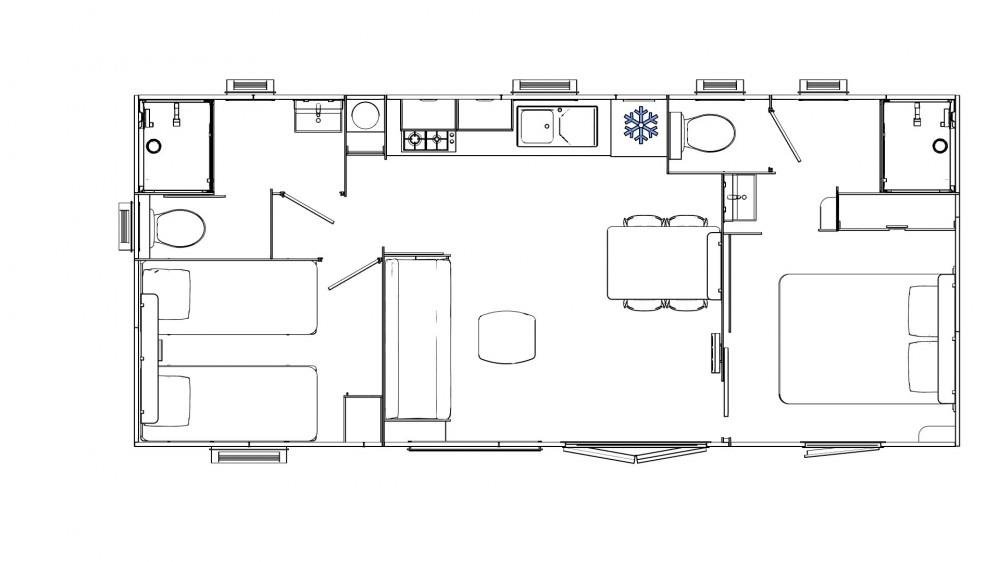 Camping-monte-ortu-new-mobile-home-seaview-plattegrond