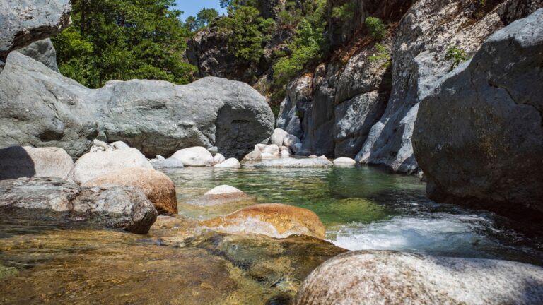 watervallen op Corsica